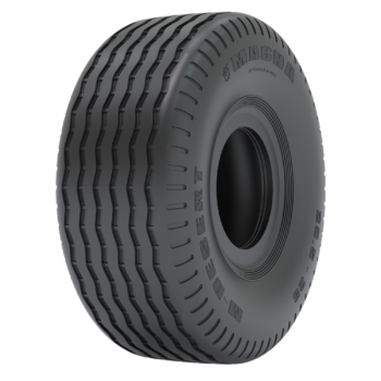 M-DESERT earthmoving tyre for Articulated Dump Trucks (ADT), optimised for extreme desert conditions with enhanced durability and flotation.
