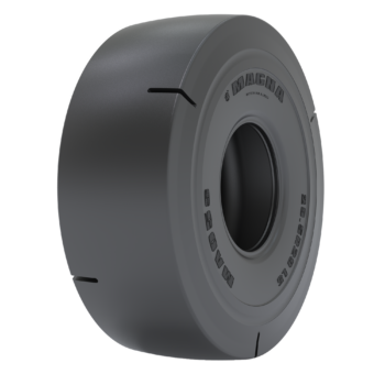 Heavy-duty MA05S underground mining tyre for wheel loaders and underground loaders, designed for maximum performance and reliability in underground mining operations.
