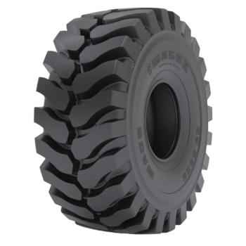MA08 earthmoving tyre designed for a Wheel Loader, offering superior traction, durability, and stability for Wheel Loaders, Scrapers, and Graders in demanding environments.